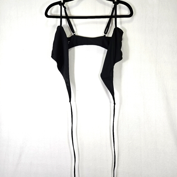 Revolve Cami and Jax Women's Black Swim Open Wrap Bikini Top Size S. - Picture 8 of 8
